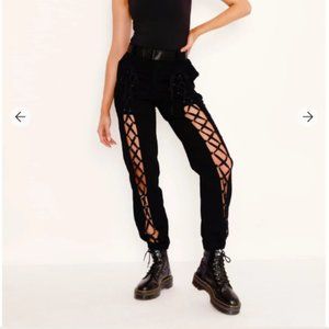BlackMilk All Laced Up Cargo Pants * NWT * New with Tags *